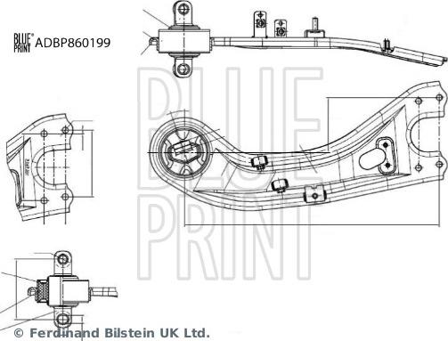 Blue Print ADBP860199 - Sospensione a ruote indipendenti www.autoricambit.com