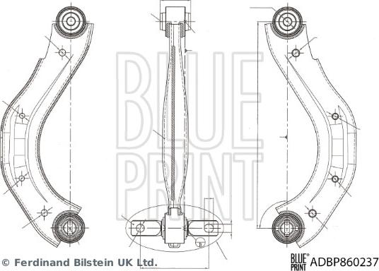 Blue Print ADBP860237 - Sospensione a ruote indipendenti www.autoricambit.com