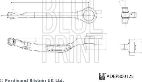 Blue Print ADBP800125 - Sospensione, Motore www.autoricambit.com