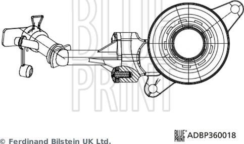 Blue Print ADBP360018 - Dispositivo disinnesto centrale, Frizione www.autoricambit.com