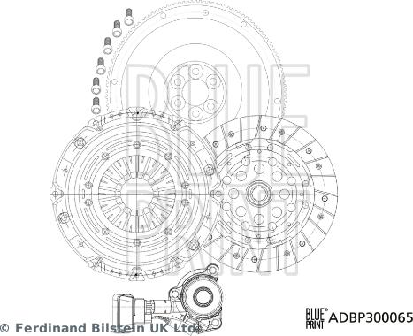 Blue Print ADBP300065 - Kit frizione www.autoricambit.com