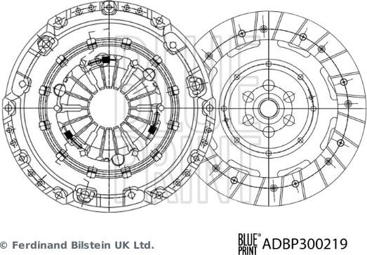 Blue Print ADBP300219 - Kit frizione www.autoricambit.com