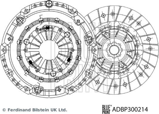 Blue Print ADBP300214 - Kit frizione www.autoricambit.com