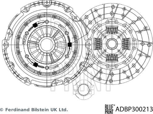 Blue Print ADBP300213 - Kit frizione www.autoricambit.com