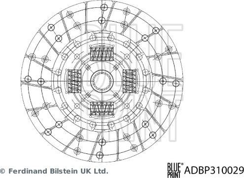 Blue Print ADBP310029 - Disco frizione www.autoricambit.com