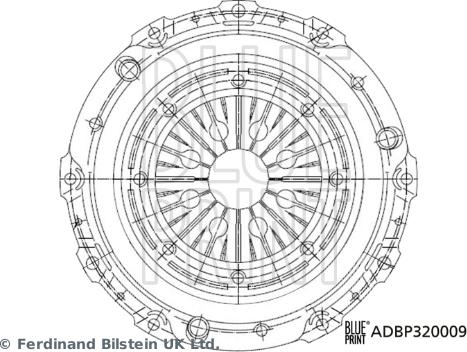 Blue Print ADBP320009 - Spingidisco frizione www.autoricambit.com