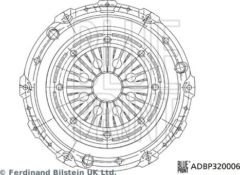 Blue Print ADBP320006 - Spingidisco frizione www.autoricambit.com