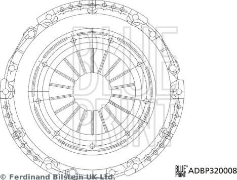 Blue Print ADBP320008 - Spingidisco frizione www.autoricambit.com