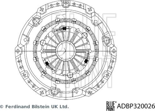 Blue Print ADBP320026 - Spingidisco frizione www.autoricambit.com