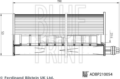 Blue Print ADBP210054 - Filtro olio www.autoricambit.com