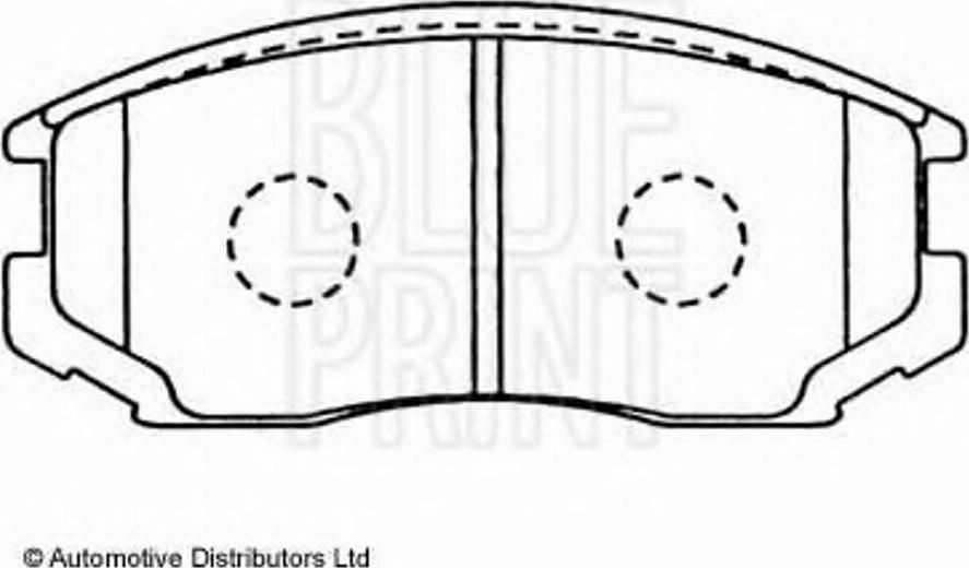 Blue Print ADD64222 - Kit pastiglie freno, Freno a disco www.autoricambit.com