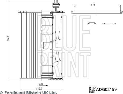 Blue Print ADG02159 - Filtro olio www.autoricambit.com