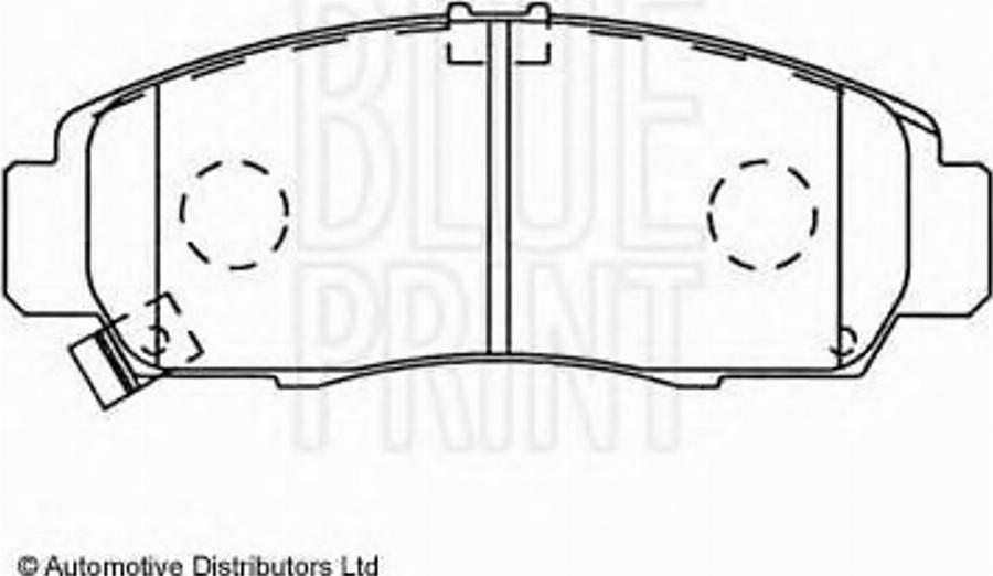 Blue Print ADH24259 - Kit pastiglie freno, Freno a disco www.autoricambit.com