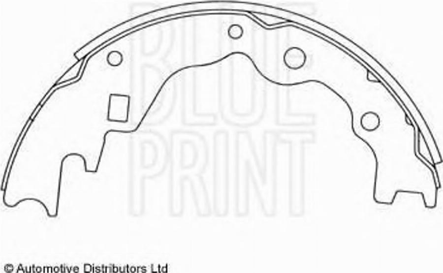 Blue Print ADM54112 - Kit freno, freni a tamburo www.autoricambit.com