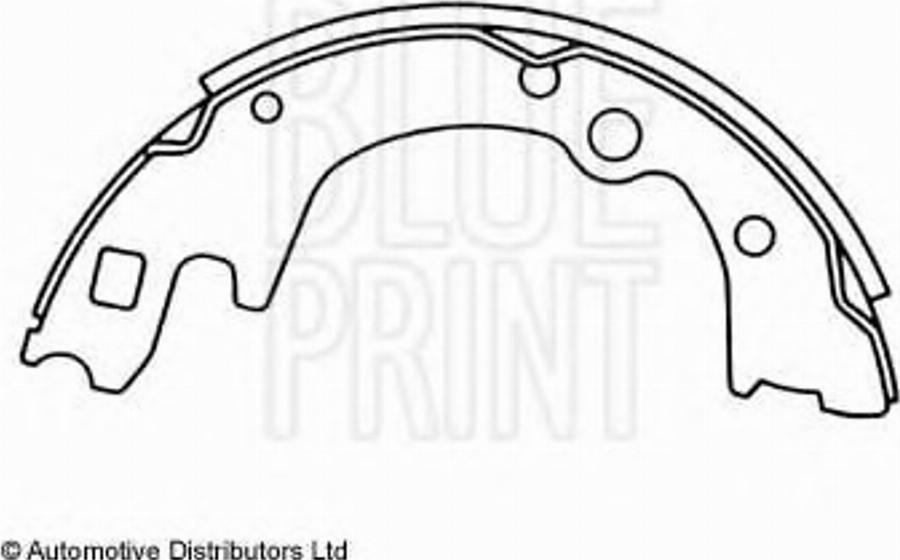 Blue Print ADM54121 - Kit freno, freni a tamburo www.autoricambit.com