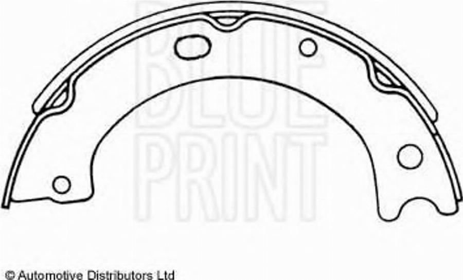 Blue Print ADN14114 - Kit ganasce, Freno stazionamento www.autoricambit.com