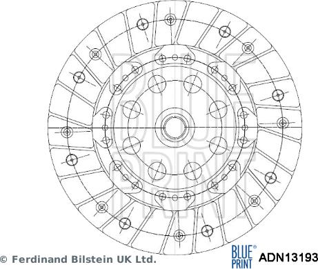 Blue Print ADN13193 - Disco frizione www.autoricambit.com