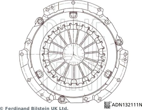 Blue Print ADN132111N - Spingidisco frizione www.autoricambit.com