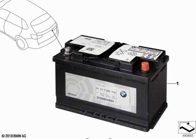 BMW 61219364597 - Batteria avviamento www.autoricambit.com