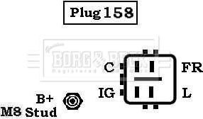 Borg & Beck BBA2555 - Alternatore www.autoricambit.com