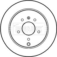 Borg & Beck BBD4611 - Discofreno www.autoricambit.com