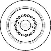 Borg & Beck BBD4101 - Discofreno www.autoricambit.com