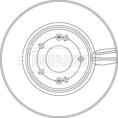 Borg & Beck BBD5563 - Discofreno www.autoricambit.com