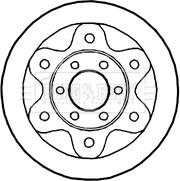 BENDIX 562493B - Discofreno www.autoricambit.com