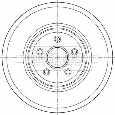 Borg & Beck BBD6054S - Discofreno www.autoricambit.com