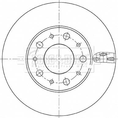 Borg & Beck BBD6154S - Discofreno www.autoricambit.com