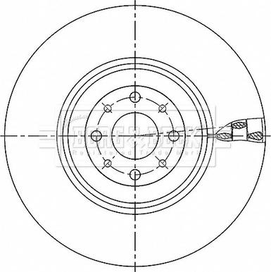 Borg & Beck BBD6188S - Discofreno www.autoricambit.com