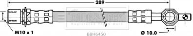 Borg & Beck BBH6450 - Flessibile del freno www.autoricambit.com