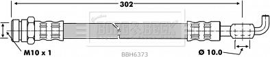 Borg & Beck BBH6373 - Flessibile del freno www.autoricambit.com