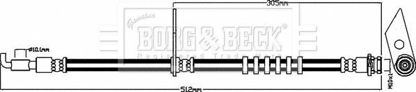 Borg & Beck BBH8467 - Flessibile del freno www.autoricambit.com