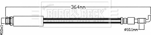 Borg & Beck BBH8474 - Flessibile del freno www.autoricambit.com