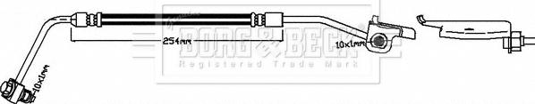 Borg & Beck BBH8632 - Flessibile del freno www.autoricambit.com