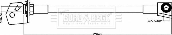Borg & Beck BBH8072 - Flessibile del freno www.autoricambit.com