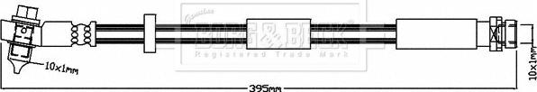 Borg & Beck BBH8183 - Flessibile del freno www.autoricambit.com