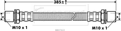 Borg & Beck BBH7422 - Flessibile del freno www.autoricambit.com