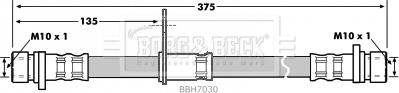 Borg & Beck BBH7030 - Flessibile del freno www.autoricambit.com