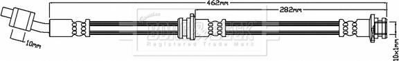 Borg & Beck BBH7140 - Flessibile del freno www.autoricambit.com