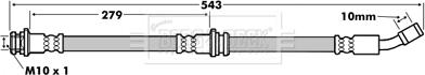 Borg & Beck BBH7162 - Flessibile del freno www.autoricambit.com