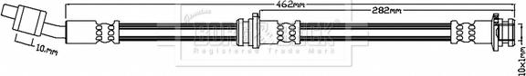 Borg & Beck BBH7139 - Flessibile del freno www.autoricambit.com