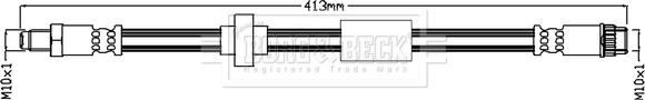 Borg & Beck BBH7134 - Flessibile del freno www.autoricambit.com