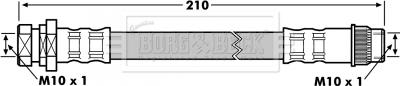 Borg & Beck BBH7173 - Flessibile del freno www.autoricambit.com