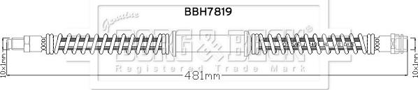 Borg & Beck BBH7819 - Flessibile del freno www.autoricambit.com