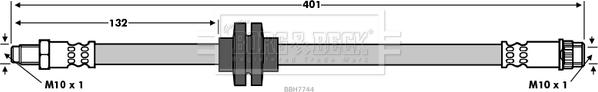 Borg & Beck BBH7744 - Flessibile del freno www.autoricambit.com