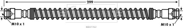 Borg & Beck BBH7762 - Flessibile del freno www.autoricambit.com