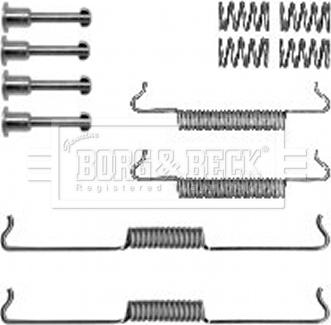 Borg & Beck BBK6343 - Kit accessori, Ganasce freno stazionamento www.autoricambit.com