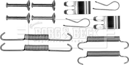 Borg & Beck BBK6307 - Kit accessori, Ganasce freno stazionamento www.autoricambit.com